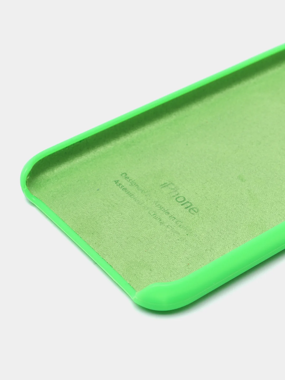 Салатовый чехол силиконовый для iPhone 6 / 6S, 12 цветов