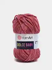 Марсала пряжа плюшевая YarnArt "Dolce Baby", 100% микрополиэстер, 50 г, 85 м