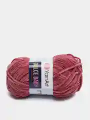 Марсала пряжа плюшевая YarnArt "Dolce Baby", 100% микрополиэстер, 50 г, 85 м