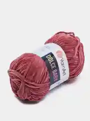Марсала пряжа плюшевая YarnArt "Dolce Baby", 100% микрополиэстер, 50 г, 85 м
