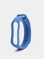 Синий ремешок силиконовый для браслета Xiaomi Mi Band 5, 6, 7