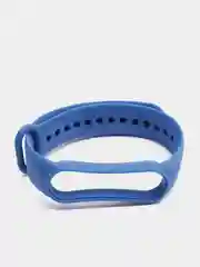Синий ремешок силиконовый для браслета Xiaomi Mi Band 5, 6, 7