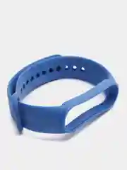 Синий ремешок силиконовый для браслета Xiaomi Mi Band 5, 6, 7