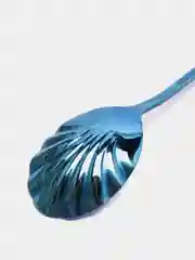 Синий ложка. Ложка десертная