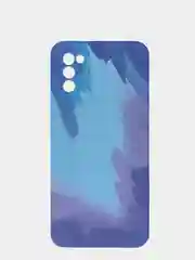 Багровый чехол силиконовый Samsung Galaxy A02s, Самсунг Галакси А02с с мягким подкладом