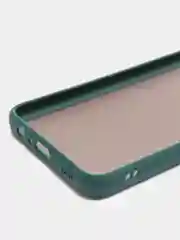 Зеленый чехол противоударный матовый для Samsung A02S