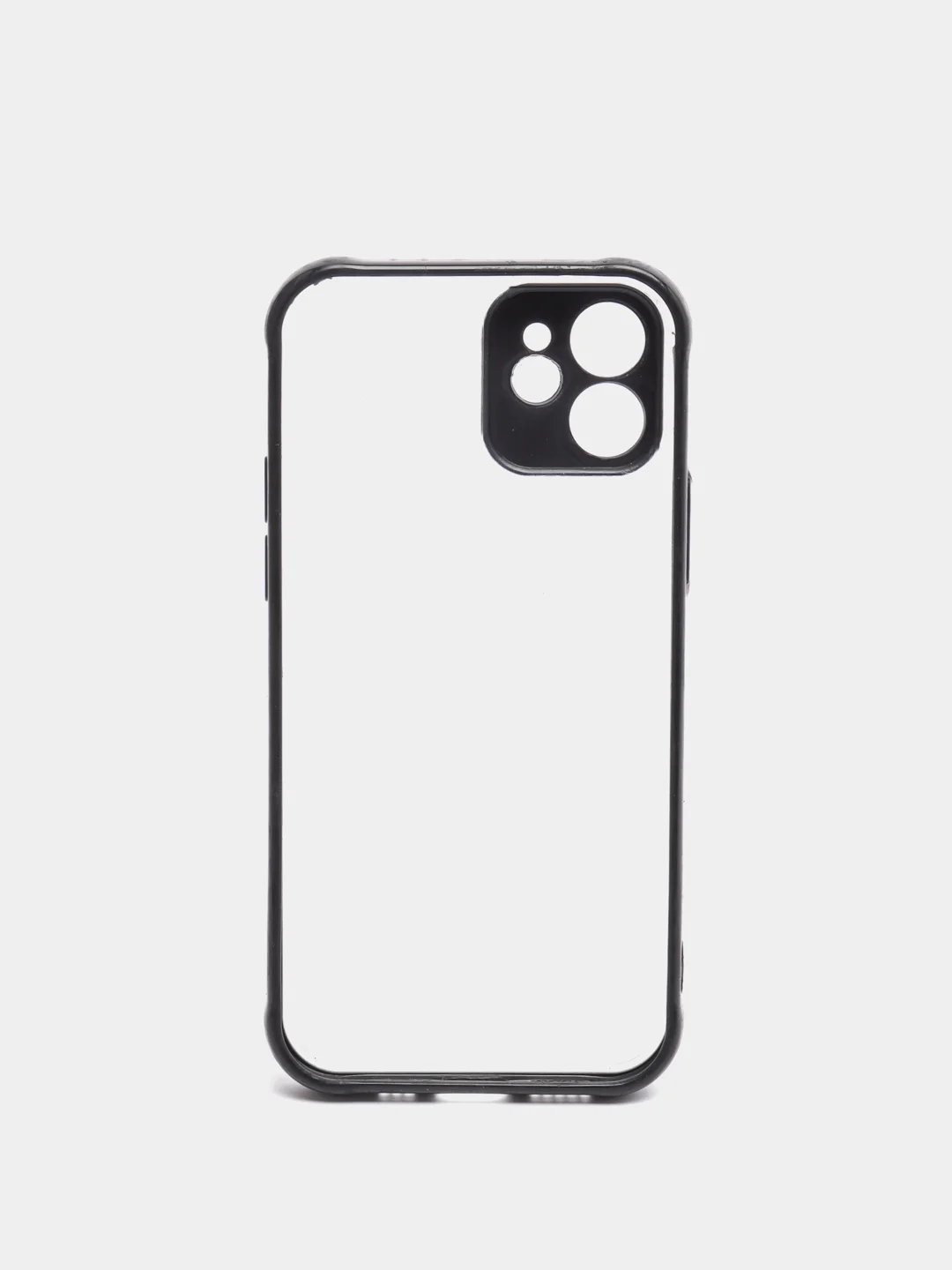 Розовый чехол для телефона iPhone 12 Противоударный Прозрачный матовый