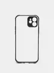 Розовый чехол для телефона iPhone 12   Противоударный Прозрачный матовый
