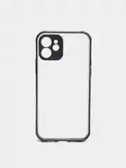 Черный чехол для телефона iPhone 12   Противоударный Прозрачный матовый