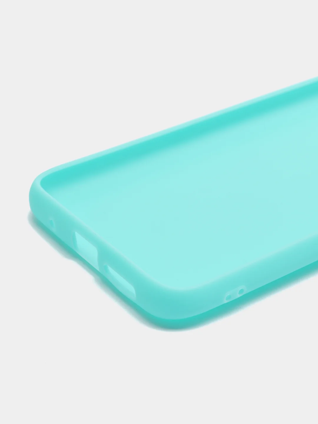 Бирюзовый чехол для Xiaomi Redmi 9T силиконовый матовый однотонный