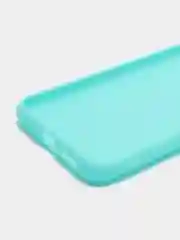 Бирюзовый чехол для Xiaomi Redmi 9T силиконовый матовый однотонный