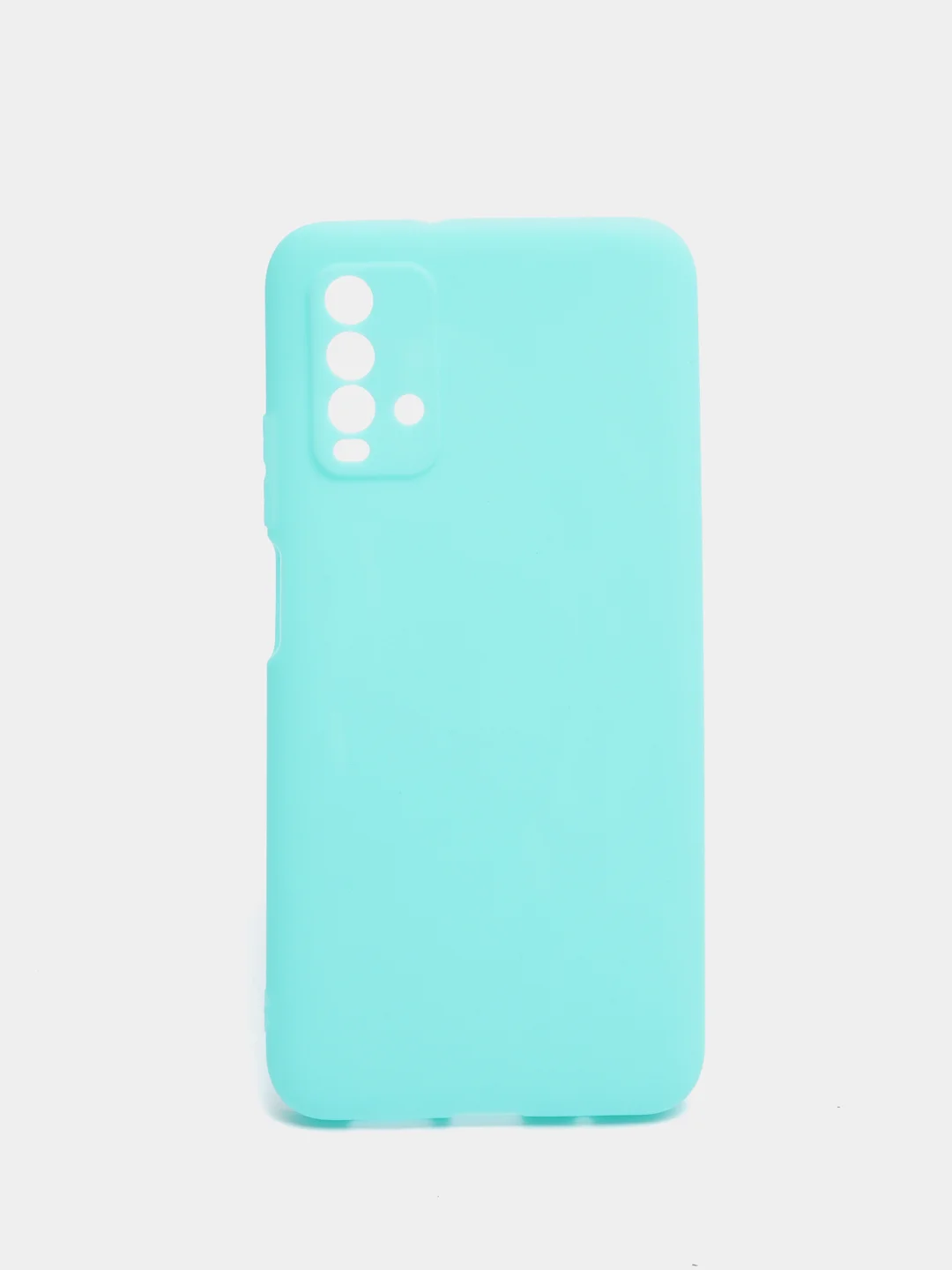 Бирюзовый чехол для Xiaomi Redmi 9T силиконовый матовый однотонный