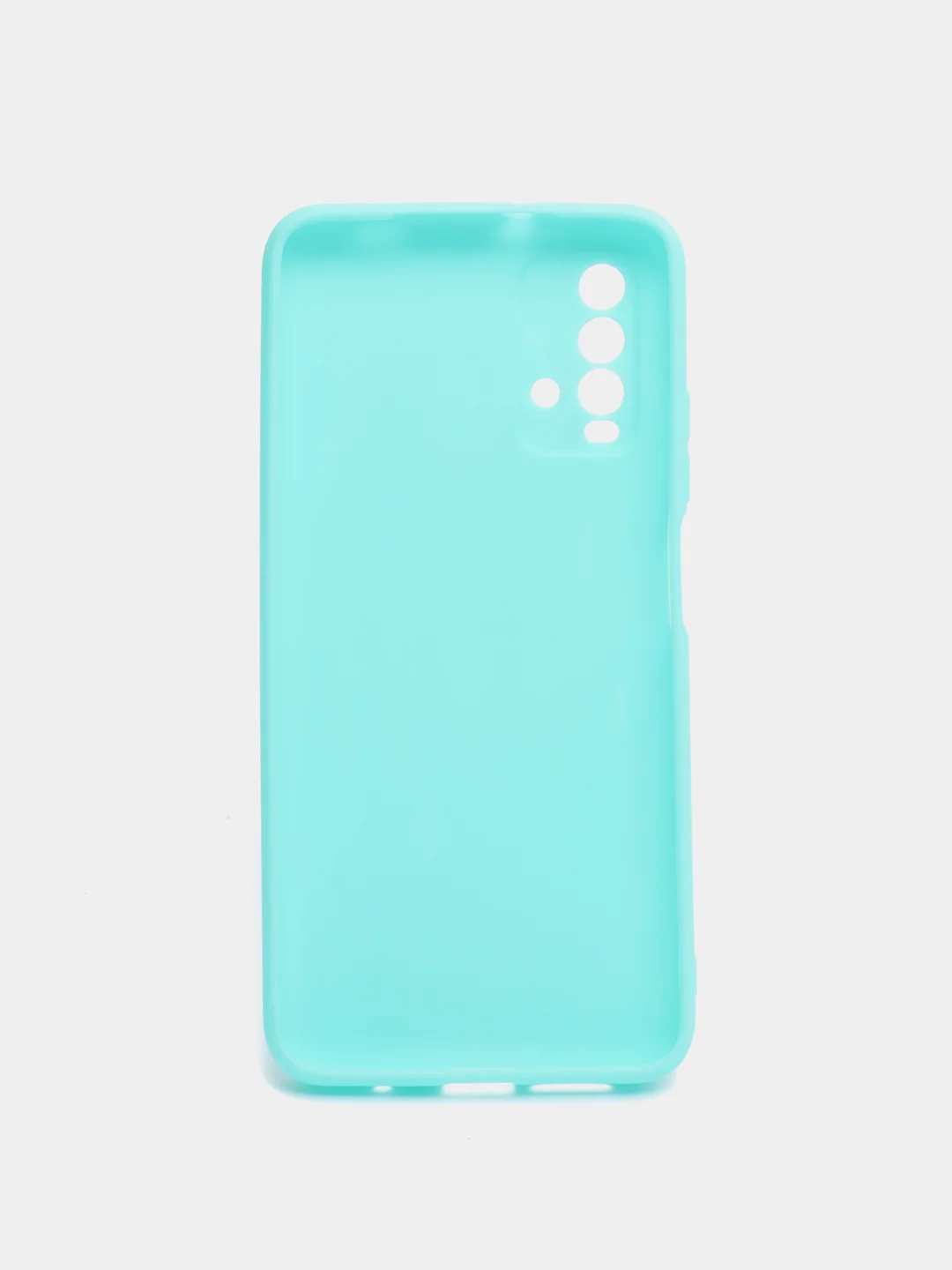 Бирюзовый чехол для Xiaomi Redmi 9T силиконовый матовый однотонный
