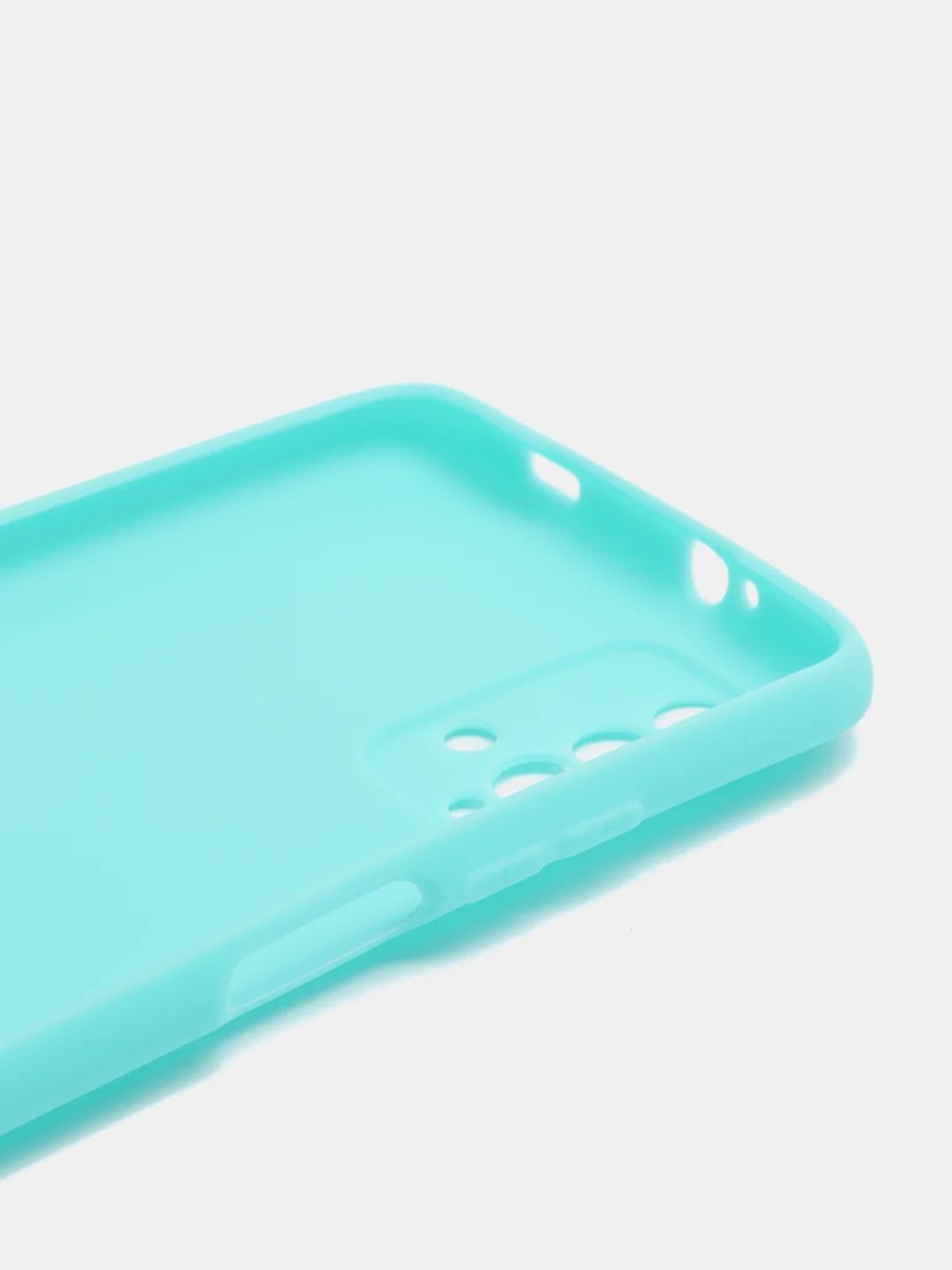 Бирюзовый чехол для Xiaomi Redmi 9T силиконовый матовый однотонный