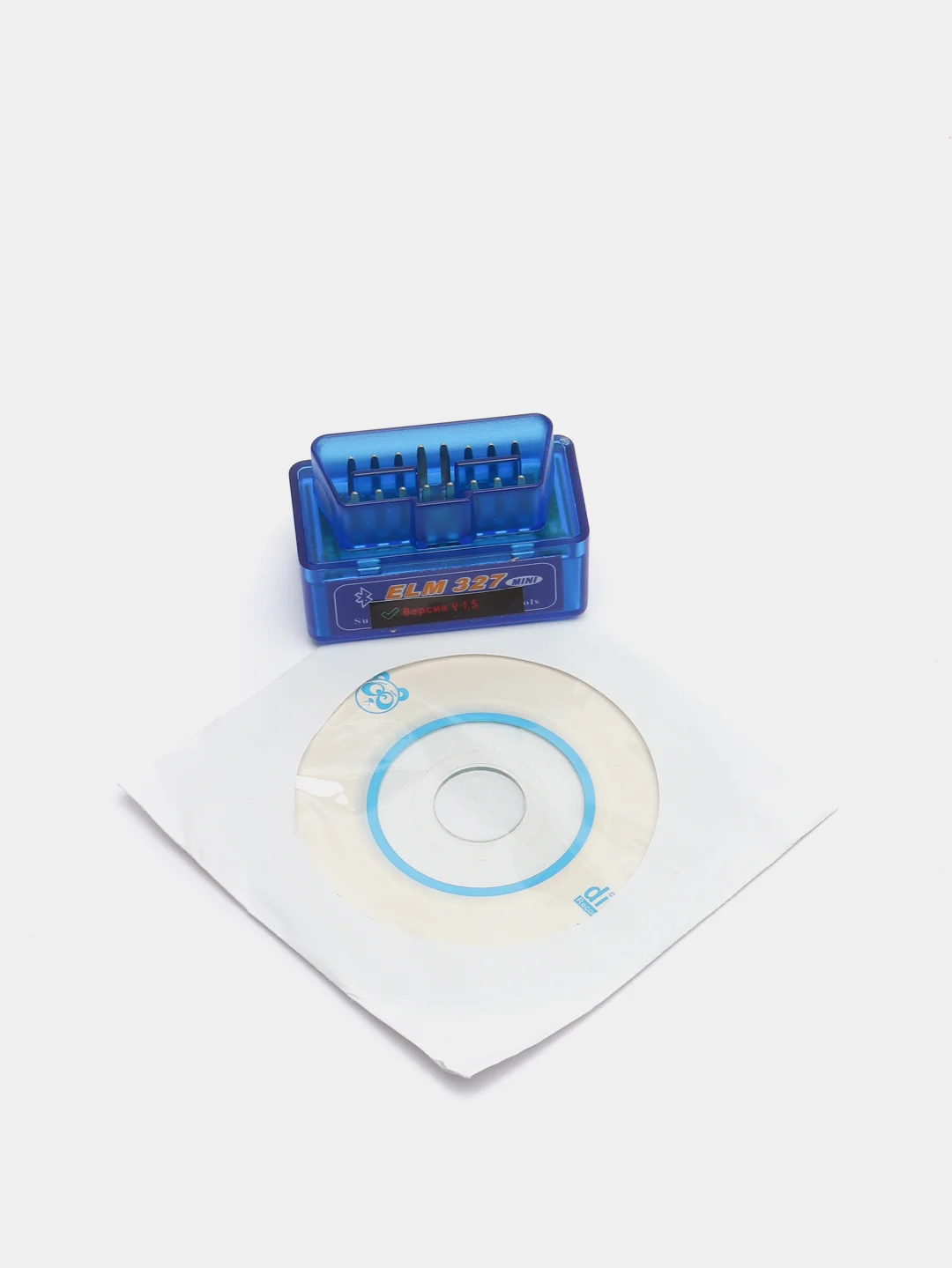 Голубой автосканер ELM327 OBD2