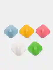 Крючок самоклеящийся IDEA "Мозаика", 10 штук