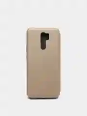 Золотой чехол книжка для Xiaomi Redmi 9
