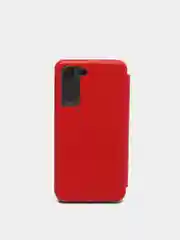 Красный чехол книжка для Samsung Galaxy S21FE (S21 FE)