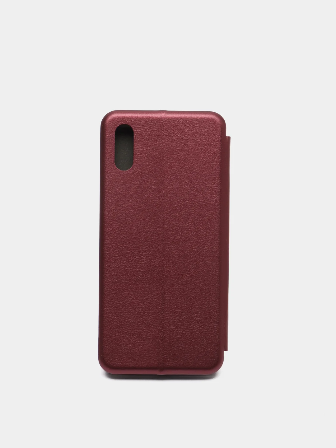 Багровый чехол книжка Xiaomi Redmi 9A с функцией подставки