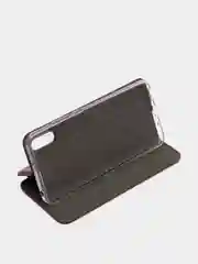 Багровый чехол книжка Xiaomi Redmi 9A с функцией подставки