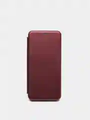 Багровый чехол книжка Xiaomi Redmi 9A с функцией подставки
