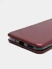 Багровый чехол книжка Xiaomi Redmi 9A с функцией подставки