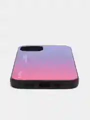 Пурпурный чехол с закаленным стеклом на iPhone 7/8/SE/2020/XR/11/12/13/Pro/Max/айфон про макс
