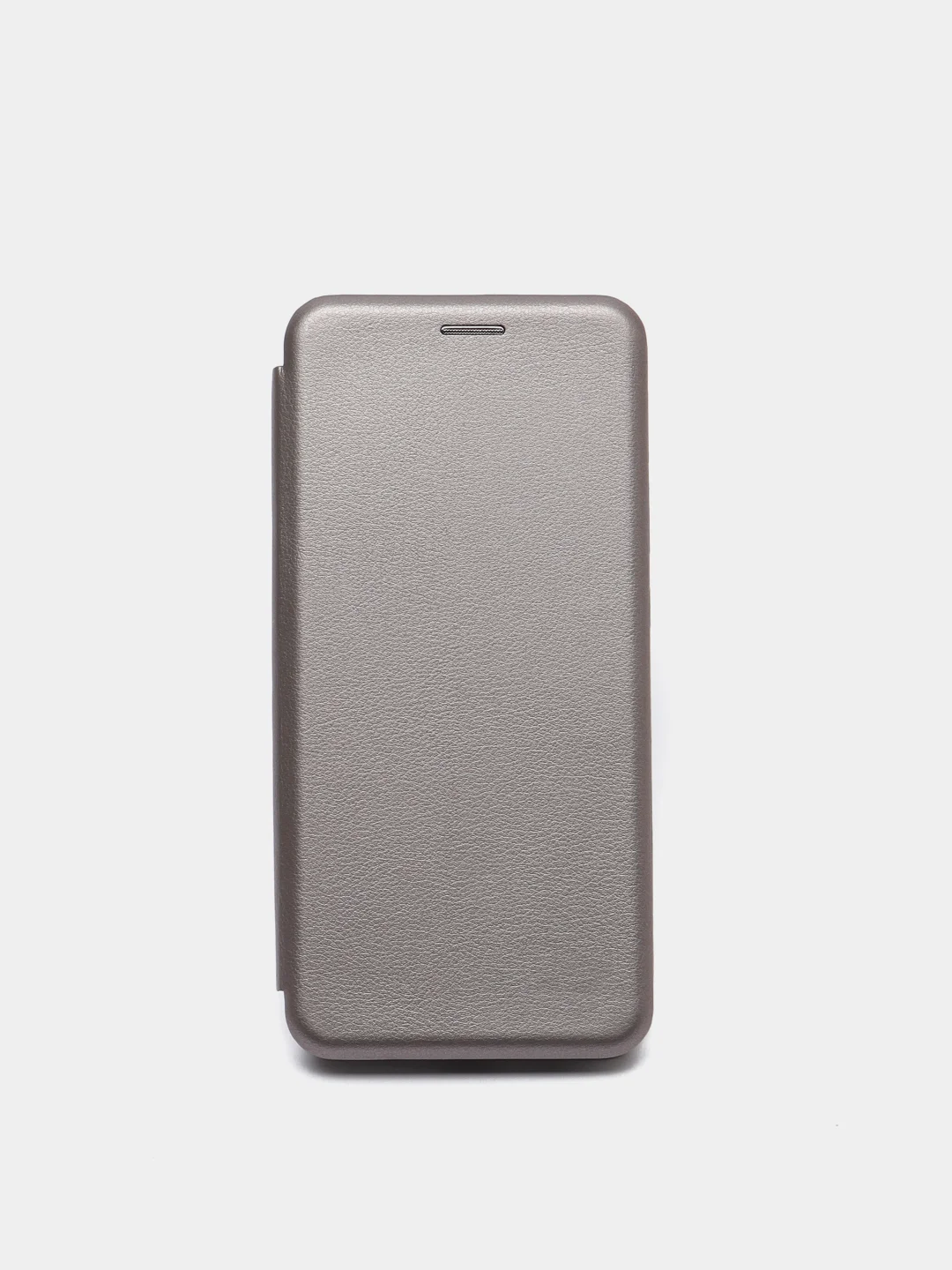 Серебряный чехол книжка Xiaomi Redmi 9A с функцией подставки