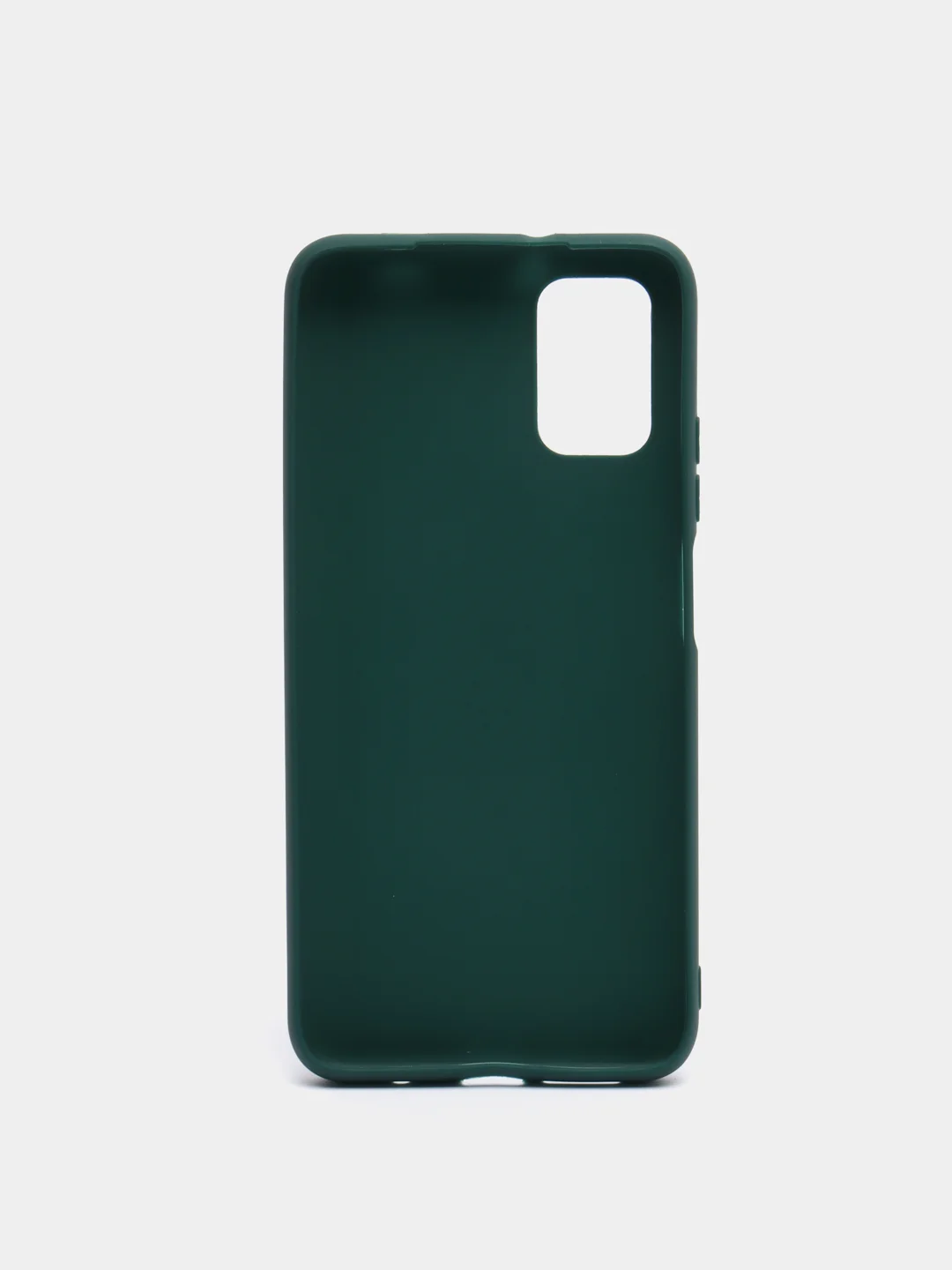 Тёмно-зелёный чехол для Xiaomi Redmi POCO M3 / Redmi 9T силиконовый, матовый, цветной