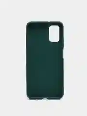 Тёмно-зелёный чехол для Xiaomi Redmi POCO M3 / Redmi 9T силиконовый, матовый, цветной