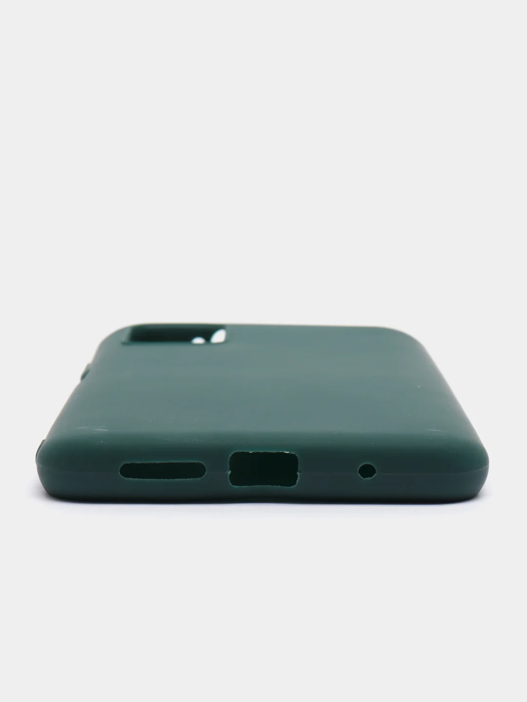 Тёмно-зелёный чехол для Xiaomi Redmi POCO M3 / Redmi 9T силиконовый, матовый, цветной