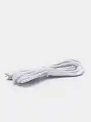 Белый кабель Denmen D23 microUSB, Type-C, Lightning, быстрая зарядка, 2.1 А, 2м