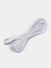 Белый кабель Denmen D23 microUSB, Type-C, Lightning, быстрая зарядка, 2.1 А, 2м