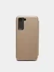 Золотой чехол книжка для Samsung Galaxy S21FE (S21 FE)