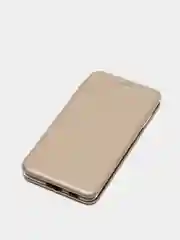 Золотой чехол книжка для Samsung Galaxy S21FE (S21 FE)