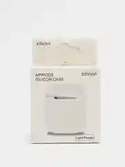 Белый силиконовый чехол для наушников Apple AirPods 2