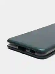 Зеленый чехол книжка для Samsung Galaxy S21FE (S21 FE)