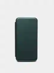 Зеленый чехол книжка для Samsung Galaxy S21FE (S21 FE)
