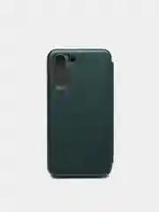 Зеленый чехол книжка для Samsung Galaxy S21FE (S21 FE)