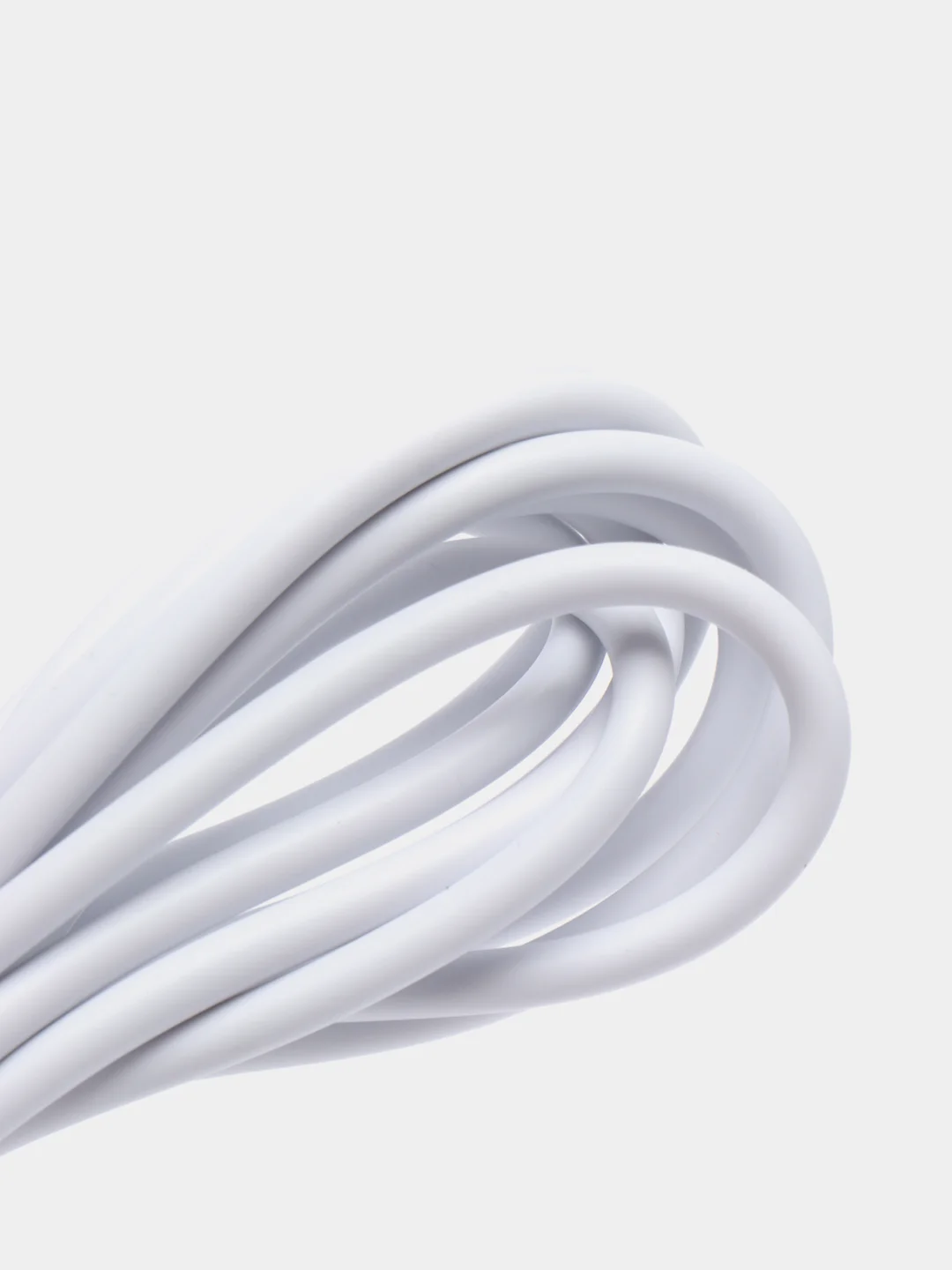 Белый кабель Denmen D23 microUSB, Type-C, Lightning, быстрая зарядка, 2.1 А, 2м