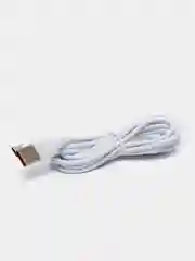 Белый кабель Denmen D23 microUSB, Type-C, Lightning, быстрая зарядка, 2.1 А, 2м