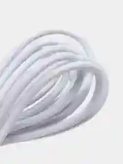 Белый кабель Denmen D23 microUSB, Type-C, Lightning, быстрая зарядка, 2.1 А, 2м