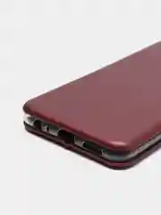 Багровый чехол-книжка для Samsung Galaxy A22S, A22 5G