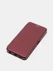 Багровый чехол-книжка для Samsung Galaxy A22S, A22 5G