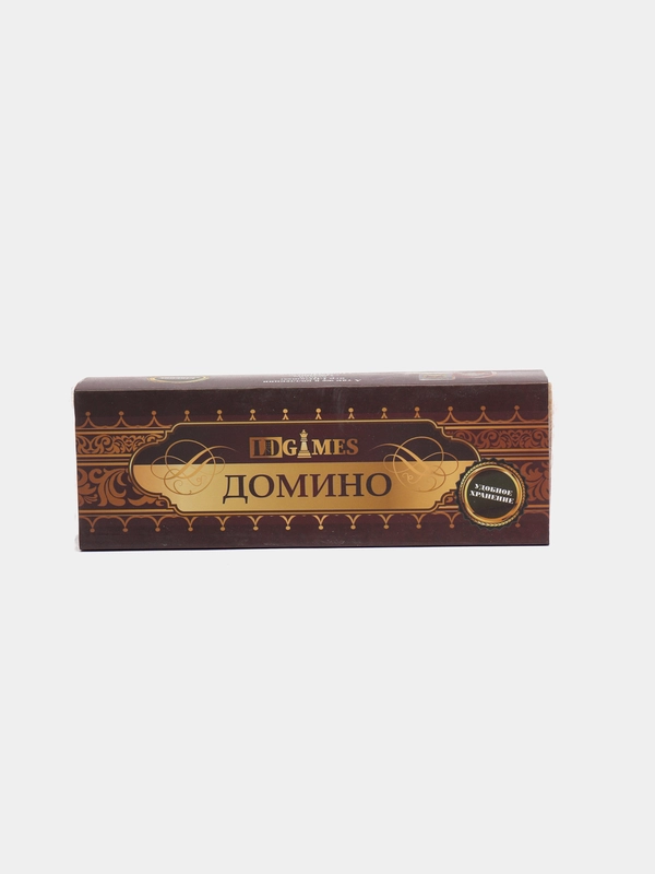 Настольная игра "Домино" в деревянном пенале