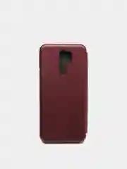 Багровый чехол книжка для Xiaomi Redmi 9