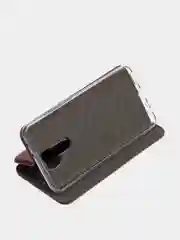 Багровый чехол книжка для Xiaomi Redmi 9