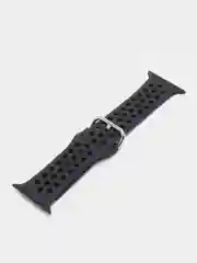 Угольный спортивный силиконовый ремешок для Apple Watch SE, 7, 6, 5, 4, 3, 2, 1