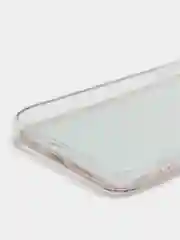 Коралловый меланж чехол iPhone 11 силиконовый переливающийся жидкий с блестками и защитой камеры