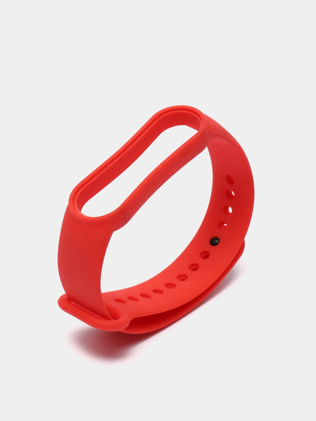 Красный силиконовый ремешок Xiaomi Mi Band 5, 6 / Ремешок для фитнес браслета Xiaomi Mi Band 5,6